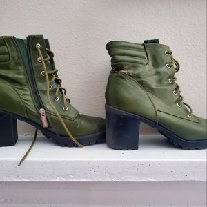 Army Green Combat Boots